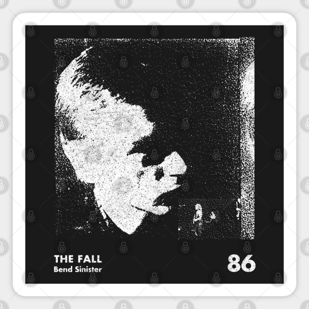 The Fall / Bend Sinister / Minimalist Graphic Artwork Design Magnet by saudade